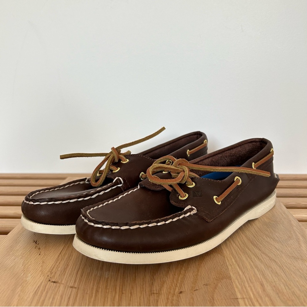Sperry Topsiders Brown Deck Boat Shoes Womens 8.5